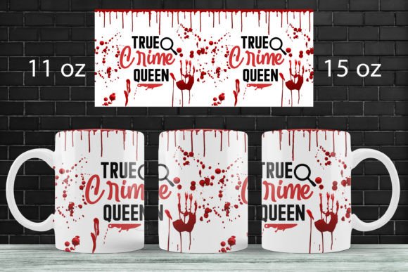 Download True Crime Mug Wrap Sublimation Png 15oz - Premium Resources