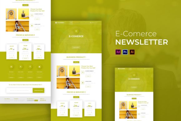 Download Ecomerce | Email Newsletter Template - Ecomerce Collection