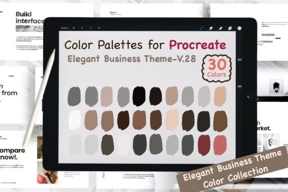 Download Procreate Color Palettes-Elegant Biz V28 - Elegant Collection
