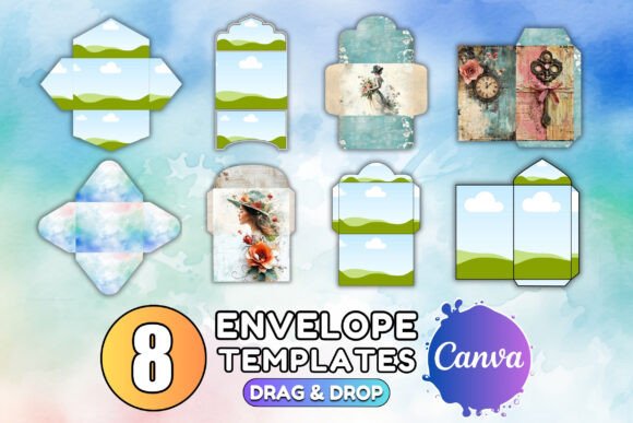 Download Canva ENVELOPE Journal Templates Bundle - Templates Collection