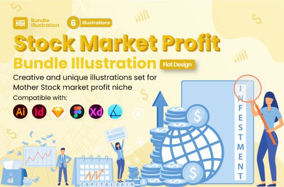 Download Illustration of Stock Market Profit - Profit Collection